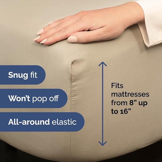 Cooling Bed Sheet Set - Full - 4 Piece