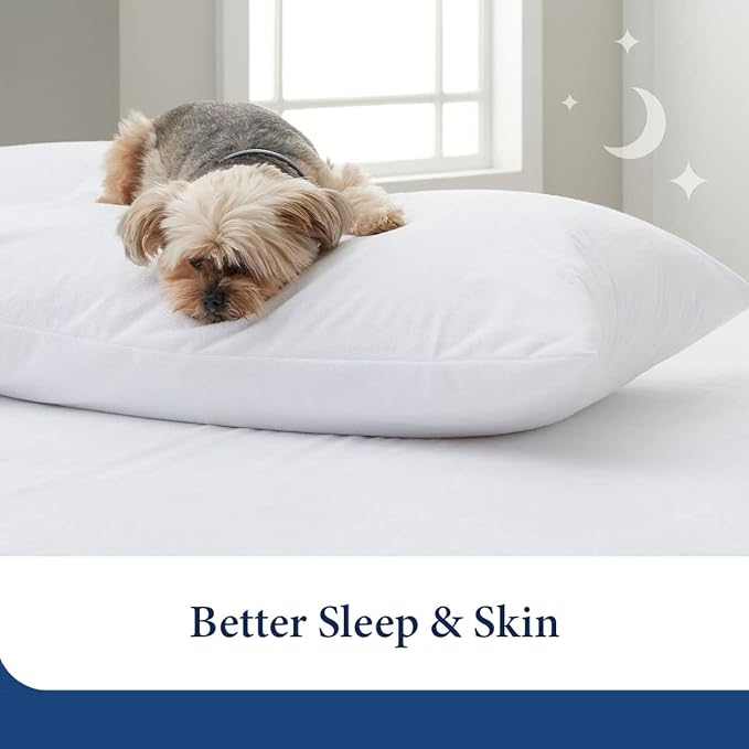 Bamboo Cooling Pillow Protector - Queen - 2 Piece