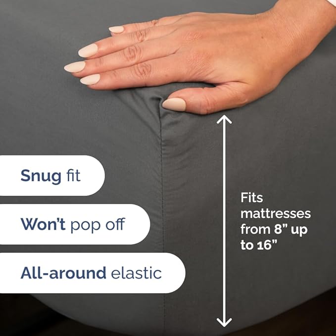 Cooling Bed Sheet Set - Full - 4 Piece