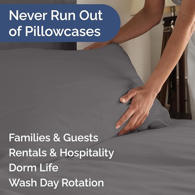 Pillowcase Set - Queen - 8 Piece