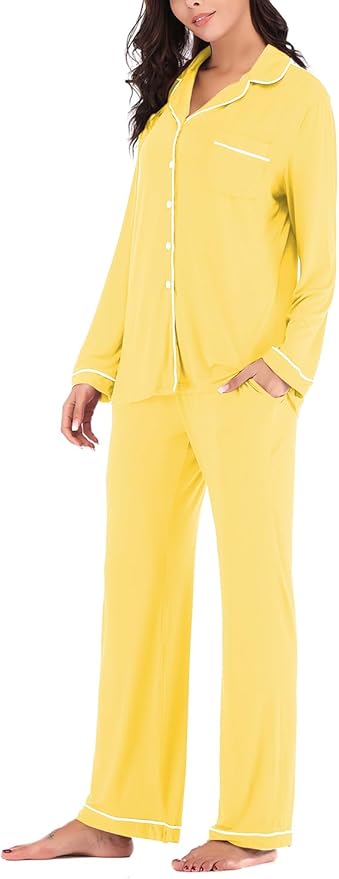 Women's Pajama Set - Long Sleeve - 2 Piece