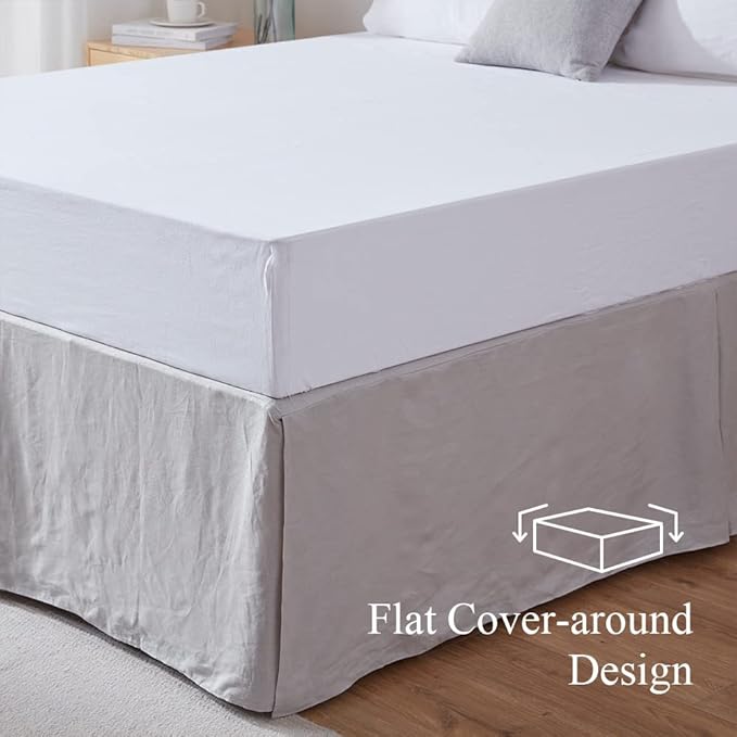 Linen Bed Skirt - Queen