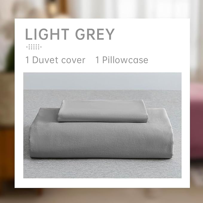 Linen Duvet Cover Set - Twin - 2 Piece