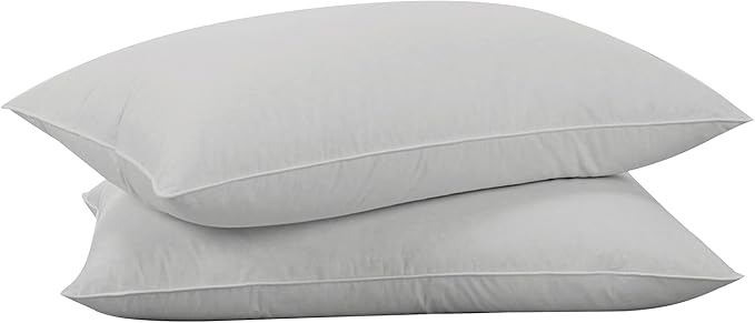 100% Cotton Bed Pillow - King - 2 Piece