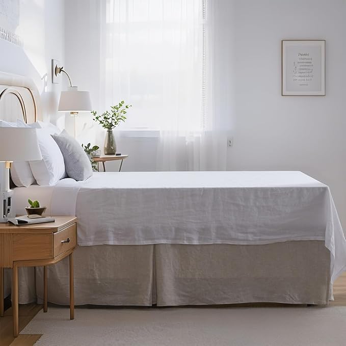 Linen Bed Skirt - King