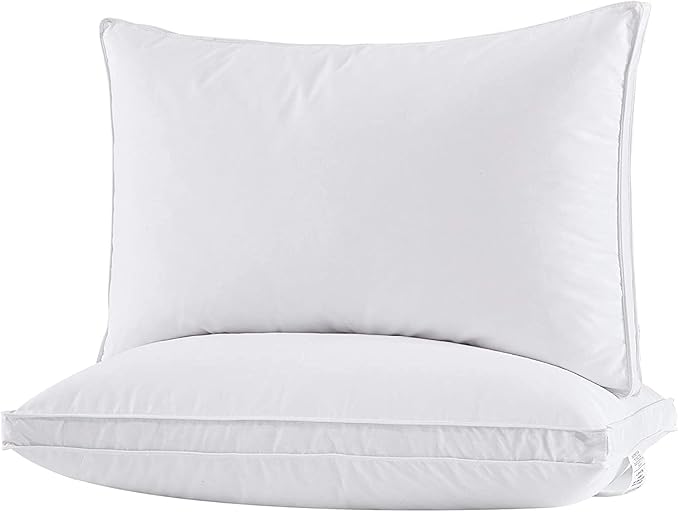 100% Cotton Bed Pillow - King - 2 Piece