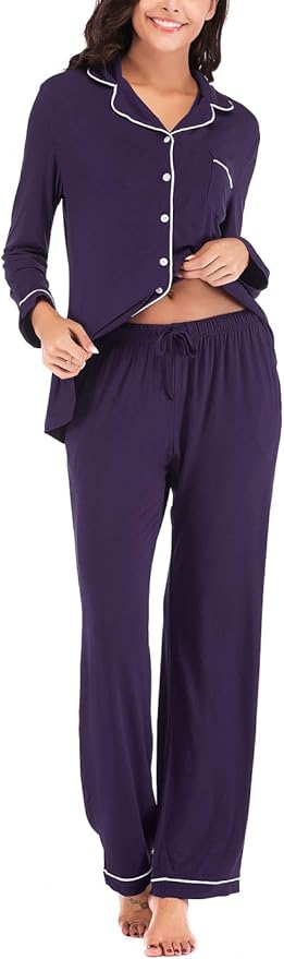 Women's Pajama Set - Long Sleeve - 2 Piece