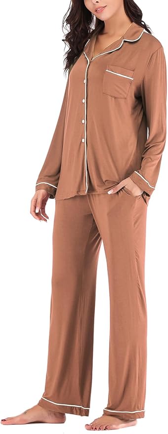 Women's Pajama Set - Long Sleeve - 2 Piece