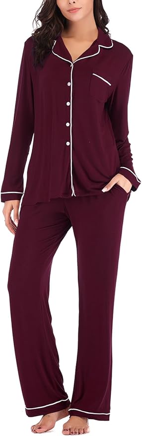 Women's Pajama Set - Long Sleeve - 2 Piece