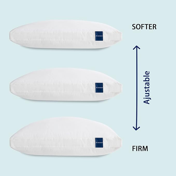 Memory Foam Bed Pillow - Queen - 2 Piece
