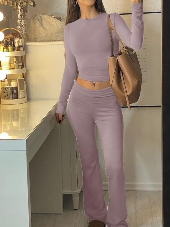Women's Pants Pajama Set - Long Sleeve - 2 Piece