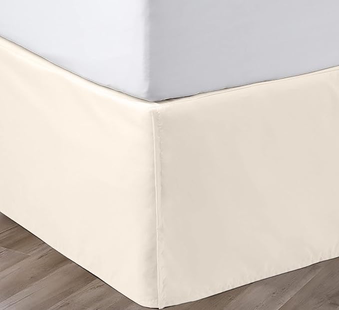 Microfiber Bed Skirt - King - 9 in Drop