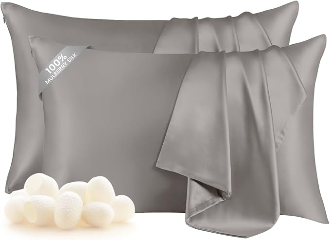 Mulberry Silk Pillowcase Set - King - 2 Piece