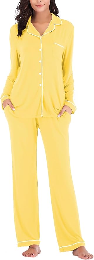 Women's Pajama Set - Long Sleeve - 2 Piece
