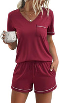Shorts Pajama Set - Short Sleeve - 2 Piece