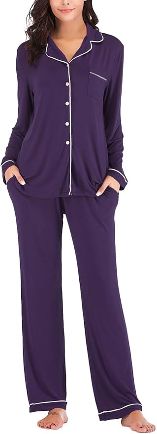 Women's Pajama Set - Long Sleeve - 2 Piece