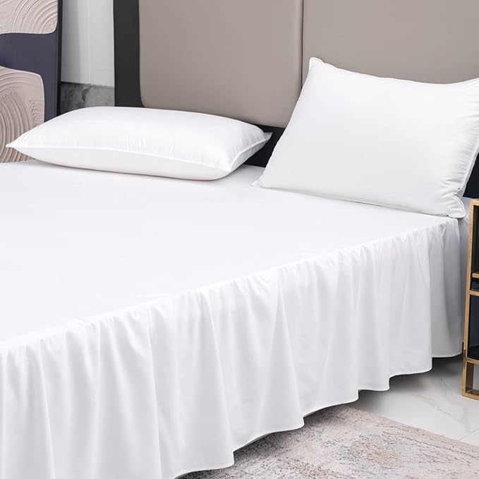 Microfiber Bed Skirt - King - 14 in Drop