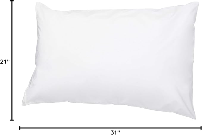 100% Cotton Hypoallergenic Pillowcase - Queen - 31 x 21 in