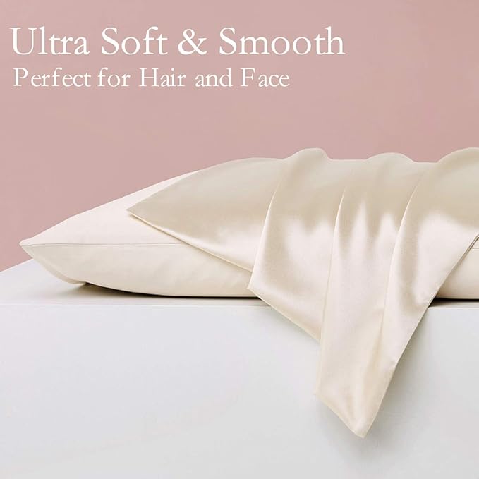Mulberry Silk Hypoallergenic Pillowcase Set - Queen - 2 Pack