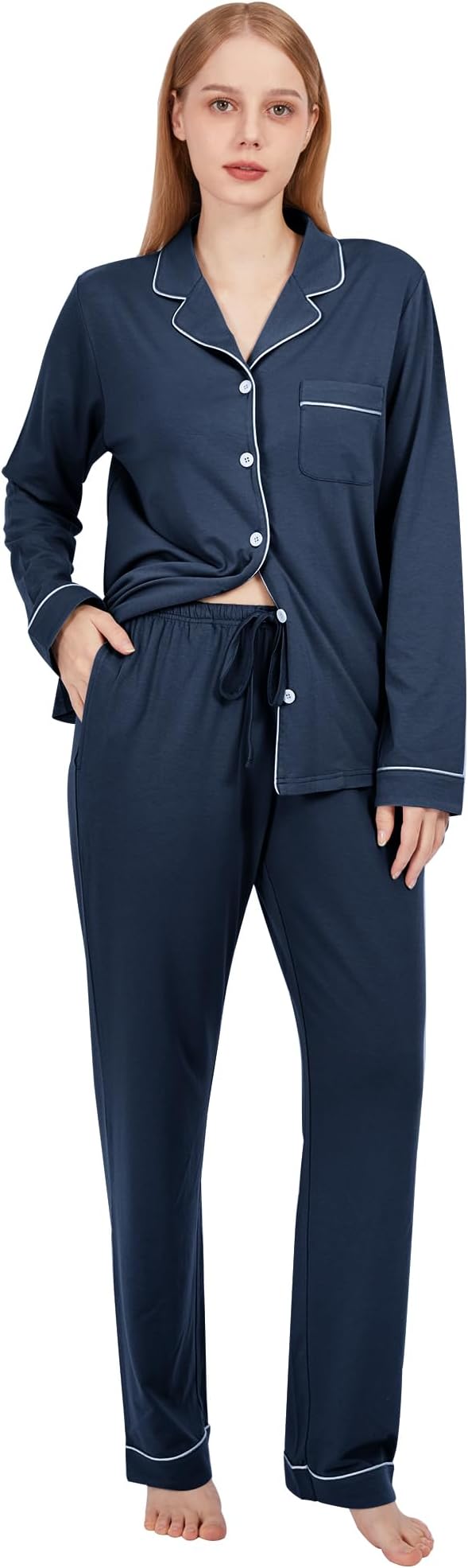 Women's Bamboo Pajama Set - Long Sleeve