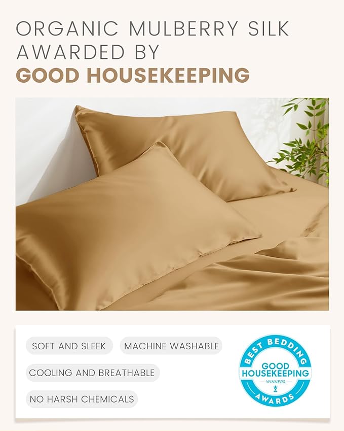 Mulberry Silk Hypoallergenic Pillowcase - King
