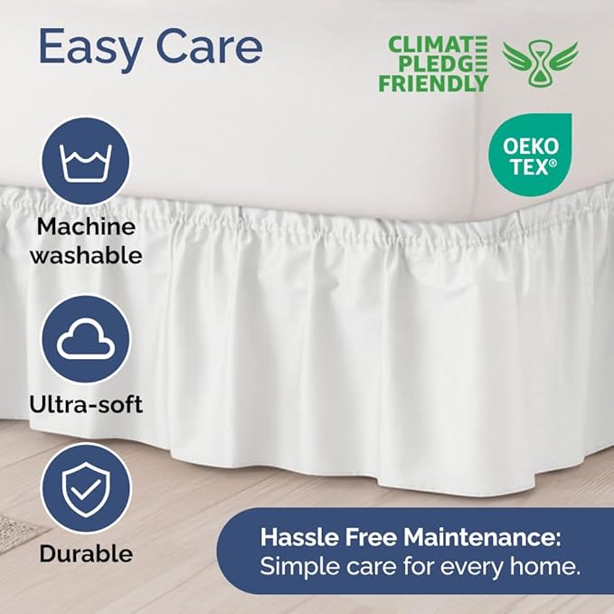 Bed Skirt - Queen - 15 in Drop