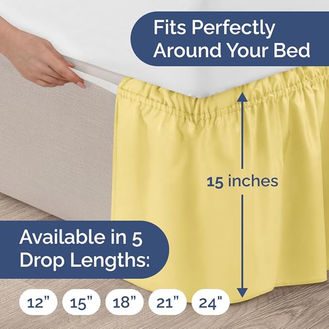 Bed Skirt - Queen - 15 in Drop