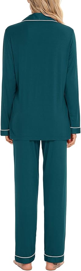 Women's Pants Pajama Set - Long Sleeve - 2 Piece