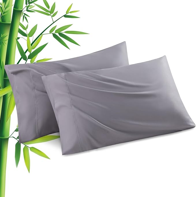 Bamboo Cooling Pillowcase Set - Queen - 2 Pack