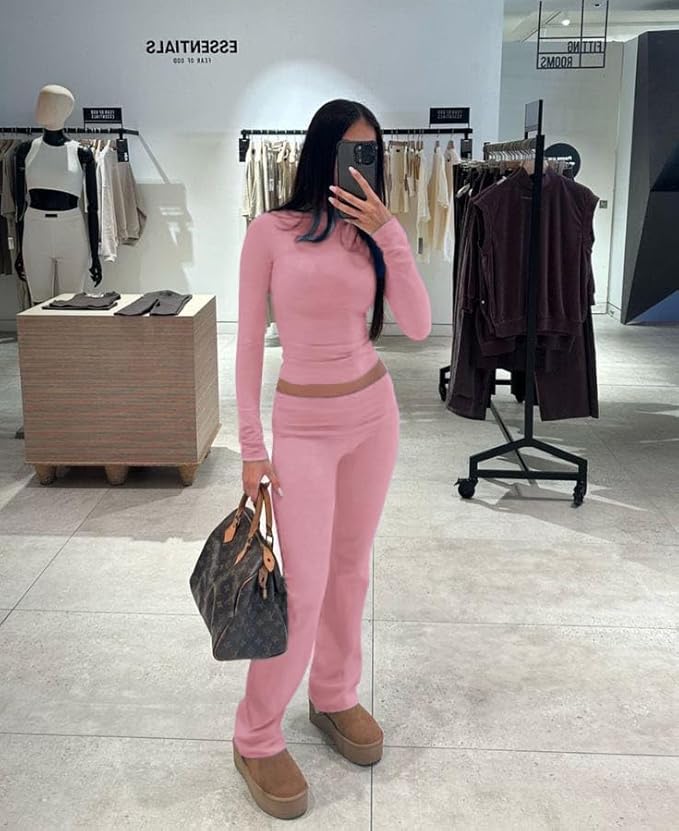 Women's Pants Pajama Set - Long Sleeve - 2 Piece