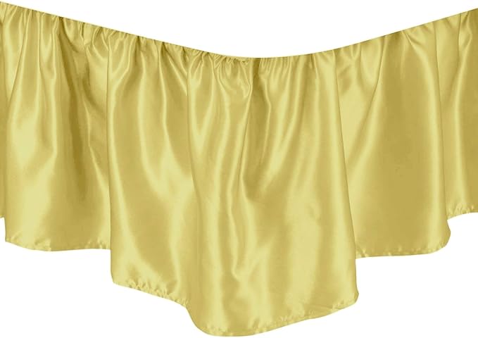 Satin Bed Skirt - Queen - 15 in Drop