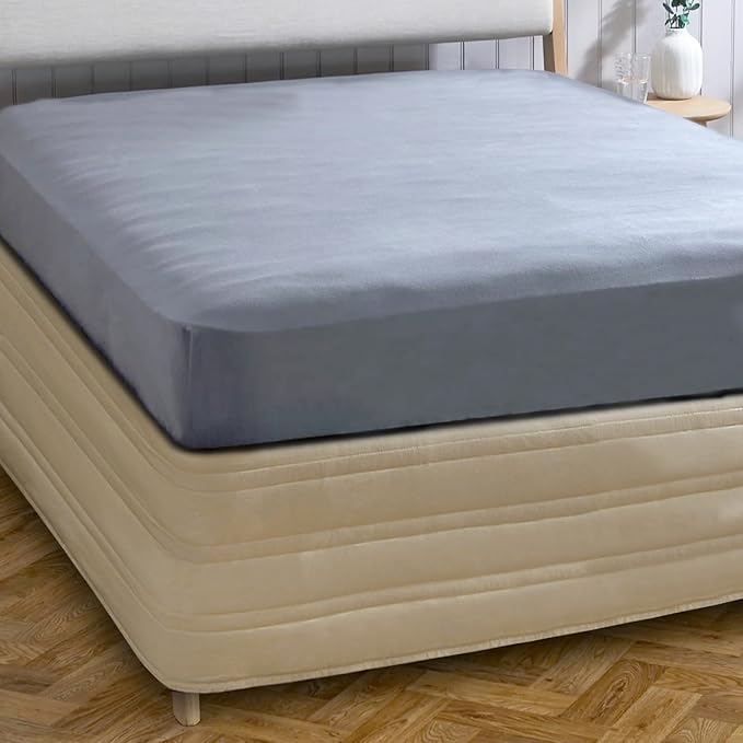 Linen Bed Skirt - King - 14 in Drop