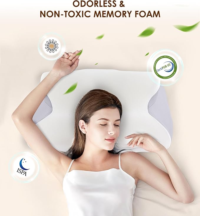 Memory Foam Cooling Bed Pillow