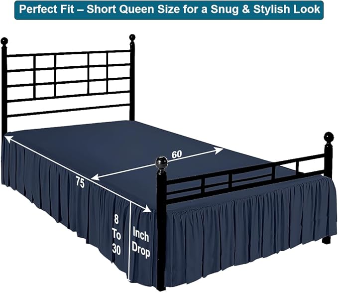 Linen Bed Skirt - Queen