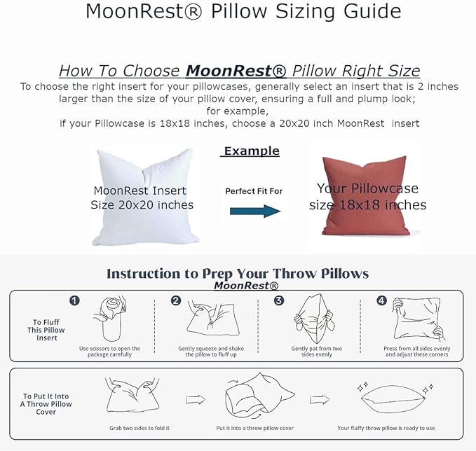 Down Alternative Hypoallergenic Pillow Insert - 20 x 60 in