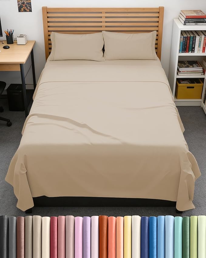 Cooling Bed Sheet Set - Full - 4 Piece