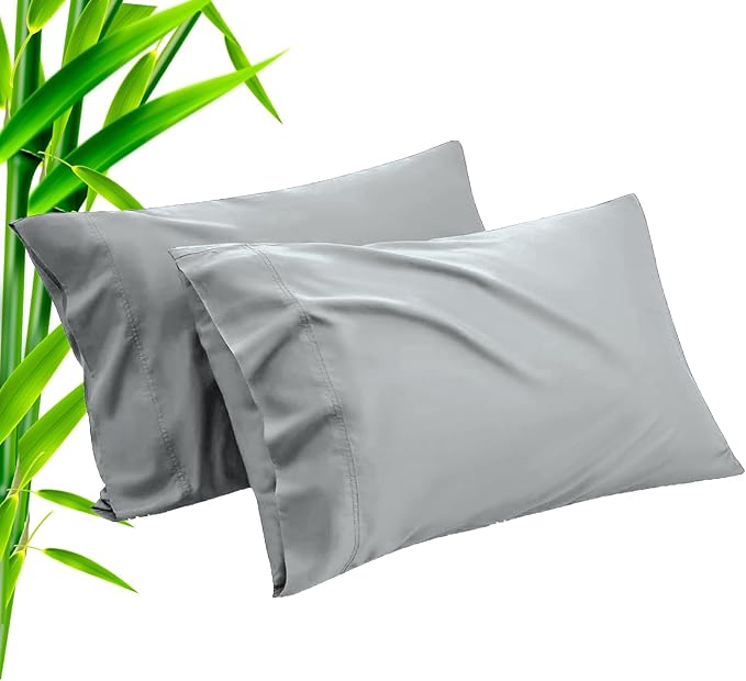 Bamboo Cooling Pillowcase Set - King - 20 x 40 in - 2 Pack - 2 Piece
