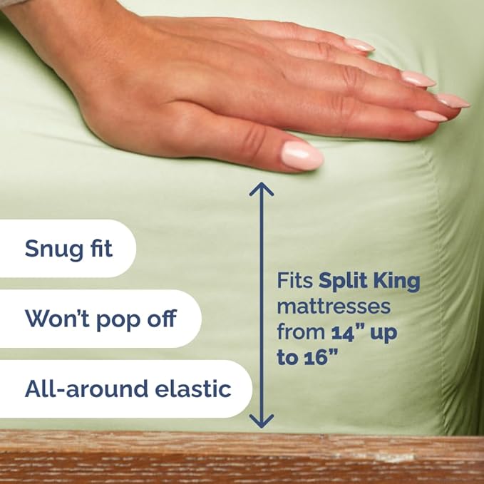 Cooling Bed Sheet Set - King - 4 Piece
