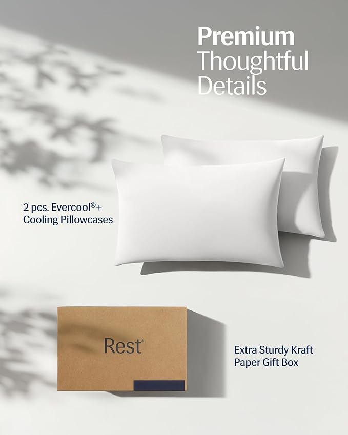 Cooling Pillowcase - King - 19 x 35 in