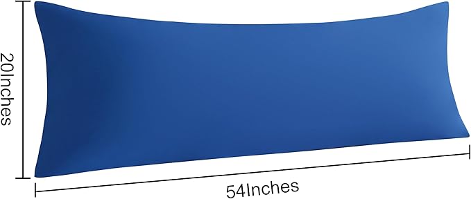 Microfiber Pillowcase Set - 20 x 54 in - 2 Pack - 2 Piece