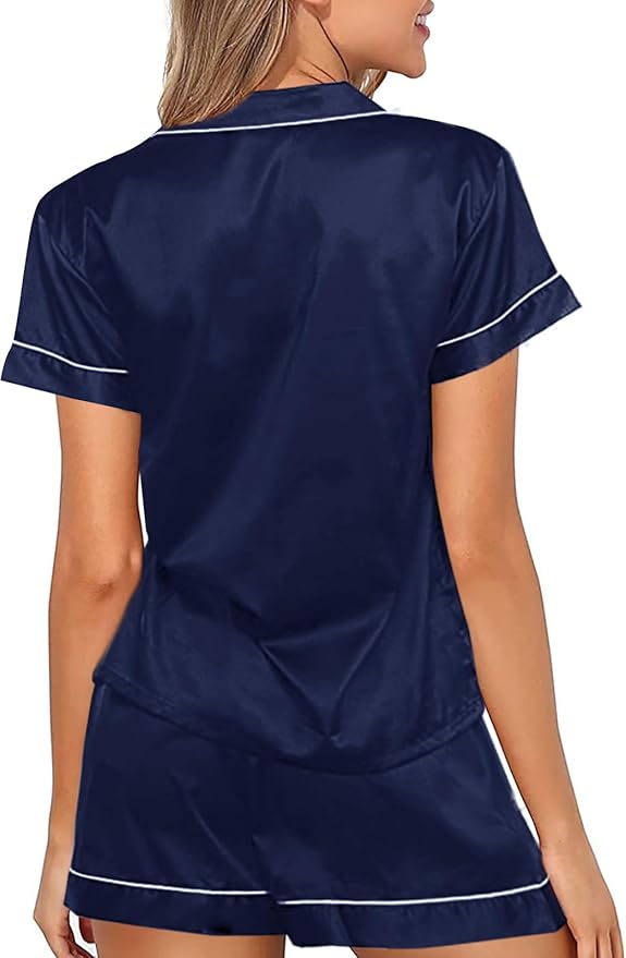 Satin Pajama Set - 2 Piece