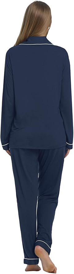 Women's Bamboo Cooling Pajama Set - Long Sleeve