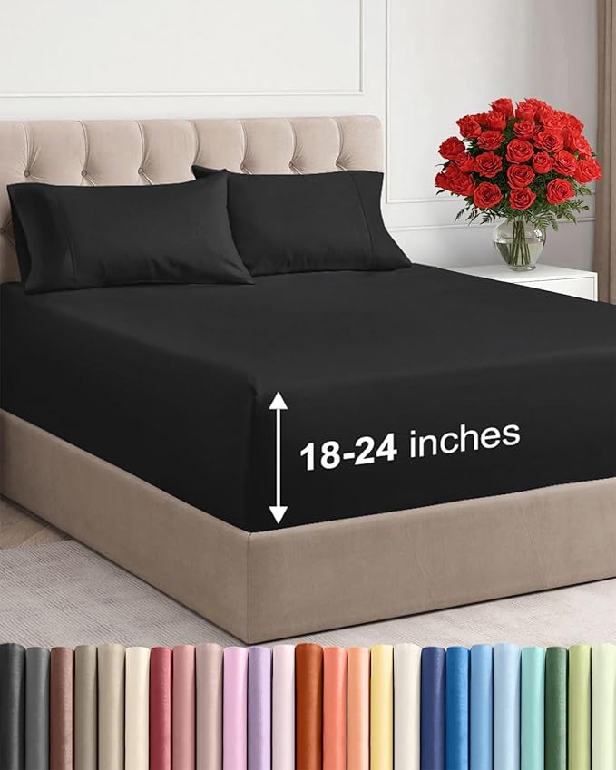 Cooling Bed Sheet Set - Twin XL - 4 Piece