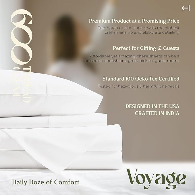 Linen Cooling Pillowcase Set - King - 4 Piece