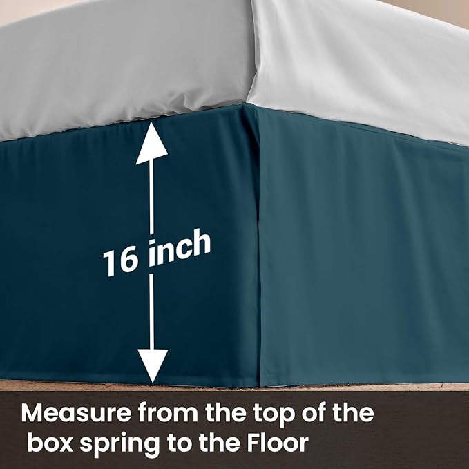 Microfiber Bed Skirt - Queen - 16 in Drop