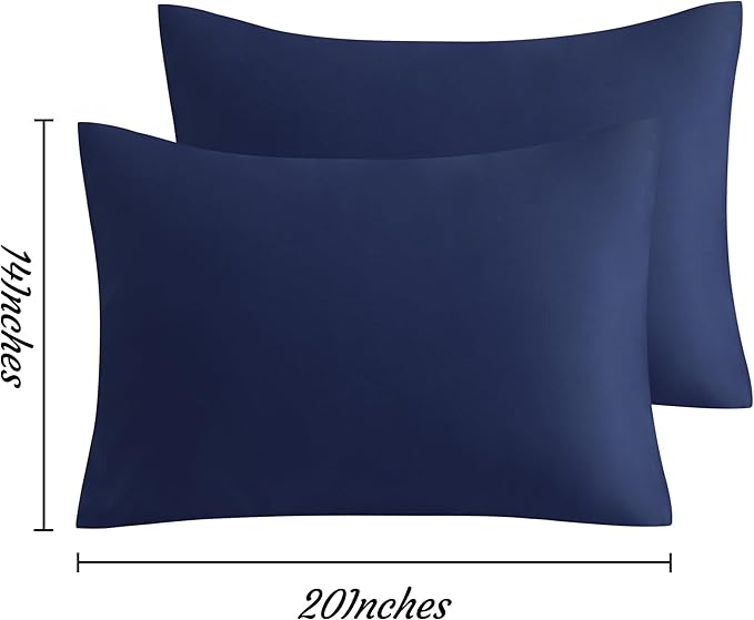 Microfiber Pillowcase Set - 14 x 20 in - 2 Pack - 2 Piece