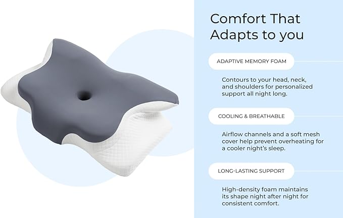 Memory Foam Orthopedic Bed Pillow