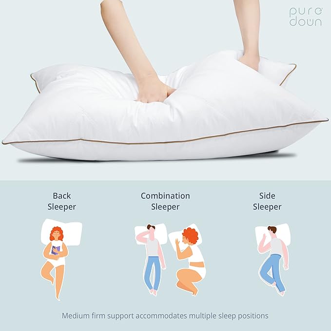 100% Cotton Bed Pillow - King