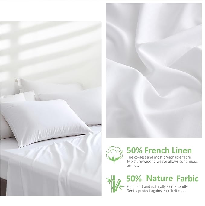 Linen Pillowcase Set - Queen - 2 Pack