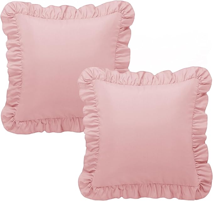 Microfiber Pillowcase Set - 18 x 18 in - 2 Piece